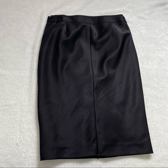 Marie Saint Pierre Black Zip Detail Pencil Skirt - Picture 4 of 10